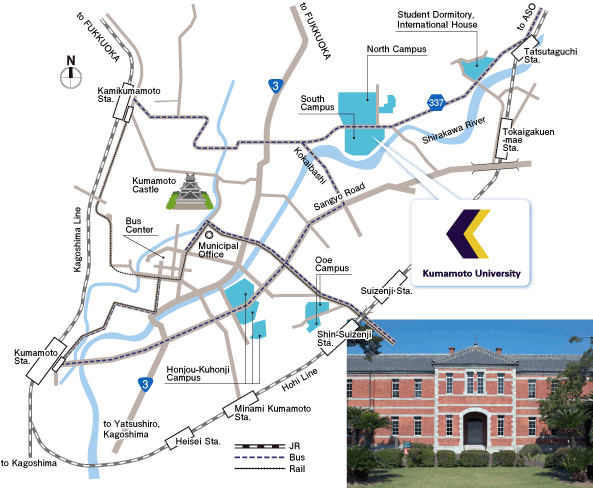 Kumamoto Univ. Access Map